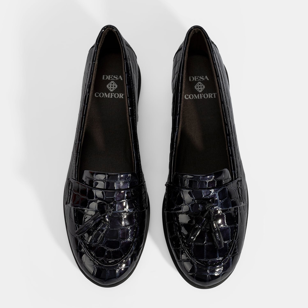 Kadın Siyah DesaComfort Rugan Günlük Ayakkabı