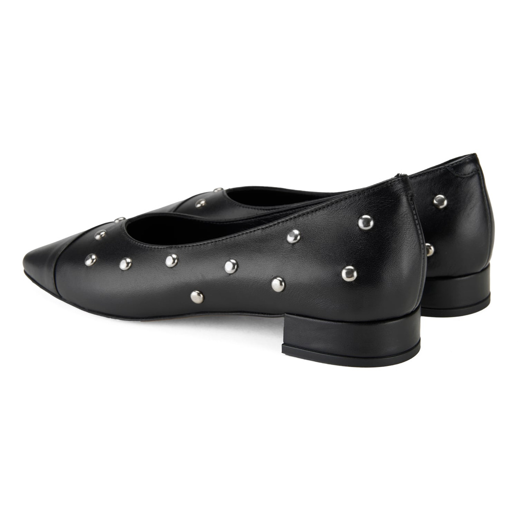 Kadın Siyah Günlük Deri Ayakkabı