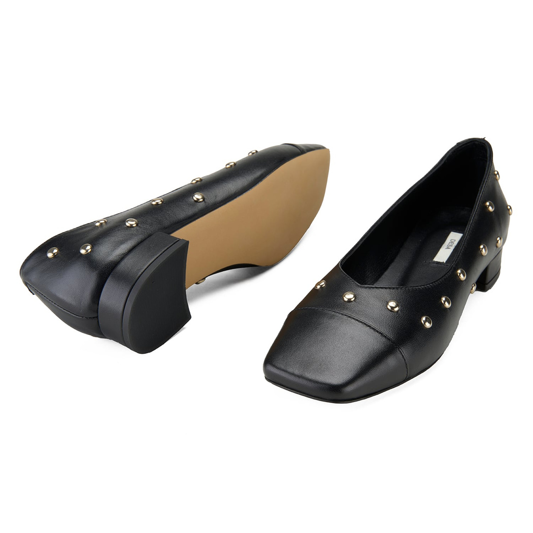 Kadın Siyah Günlük Deri Ayakkabı