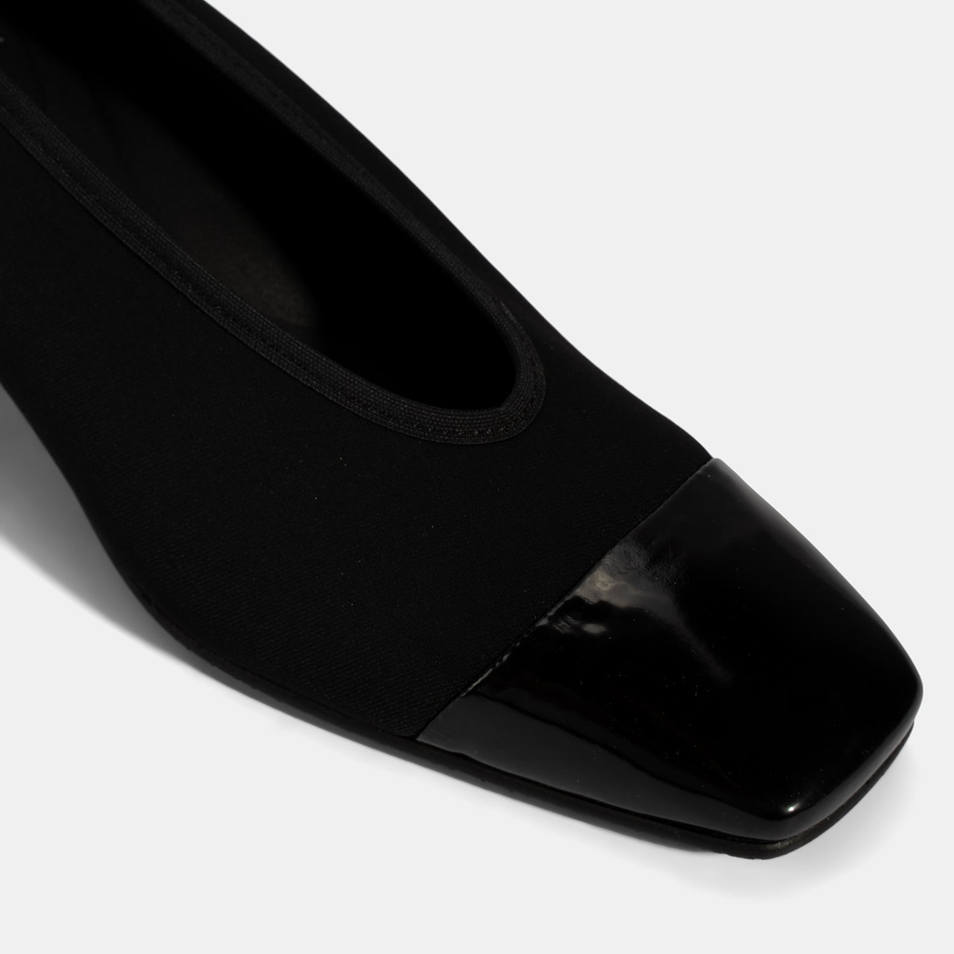 Kadın Siyah Kalın Topuklu Günlük Ayakkabı