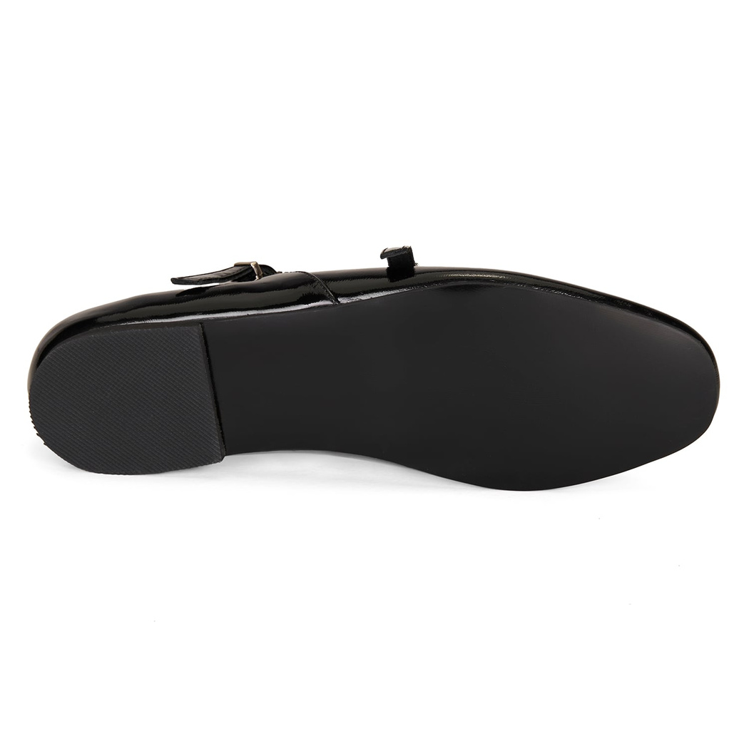 Kadın Siyah Mary Jane Deri Günlük Ayakkabı