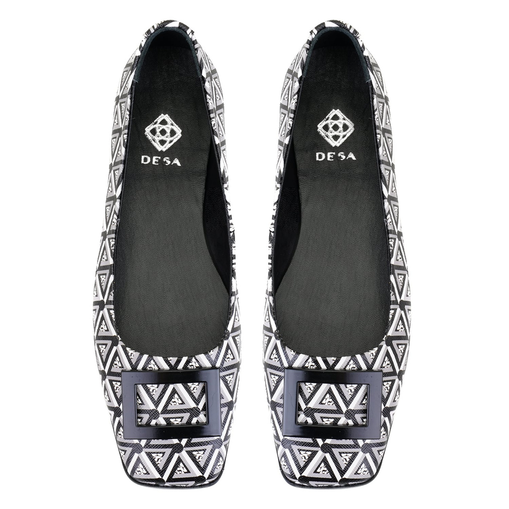 Kadın Siyah Monogram Babet