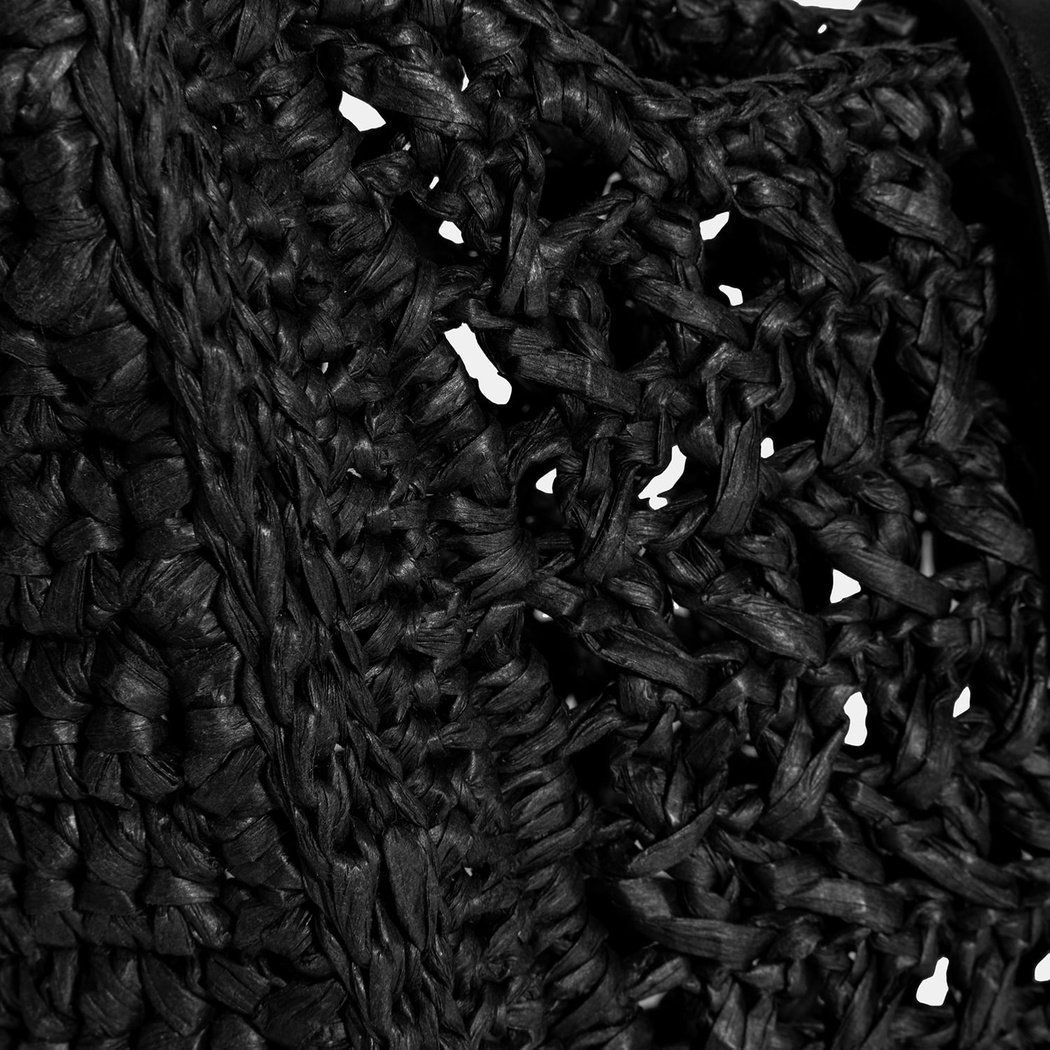 Kadın Siyah Monogram Logolu Omuz Çantası 