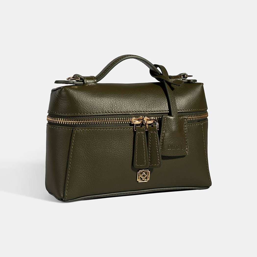 Kadın Siyah Omuz Askılı Mini Deri El Çantası