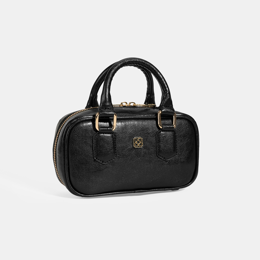 Kadın Siyah Omuz Askılı Mini El Çantası