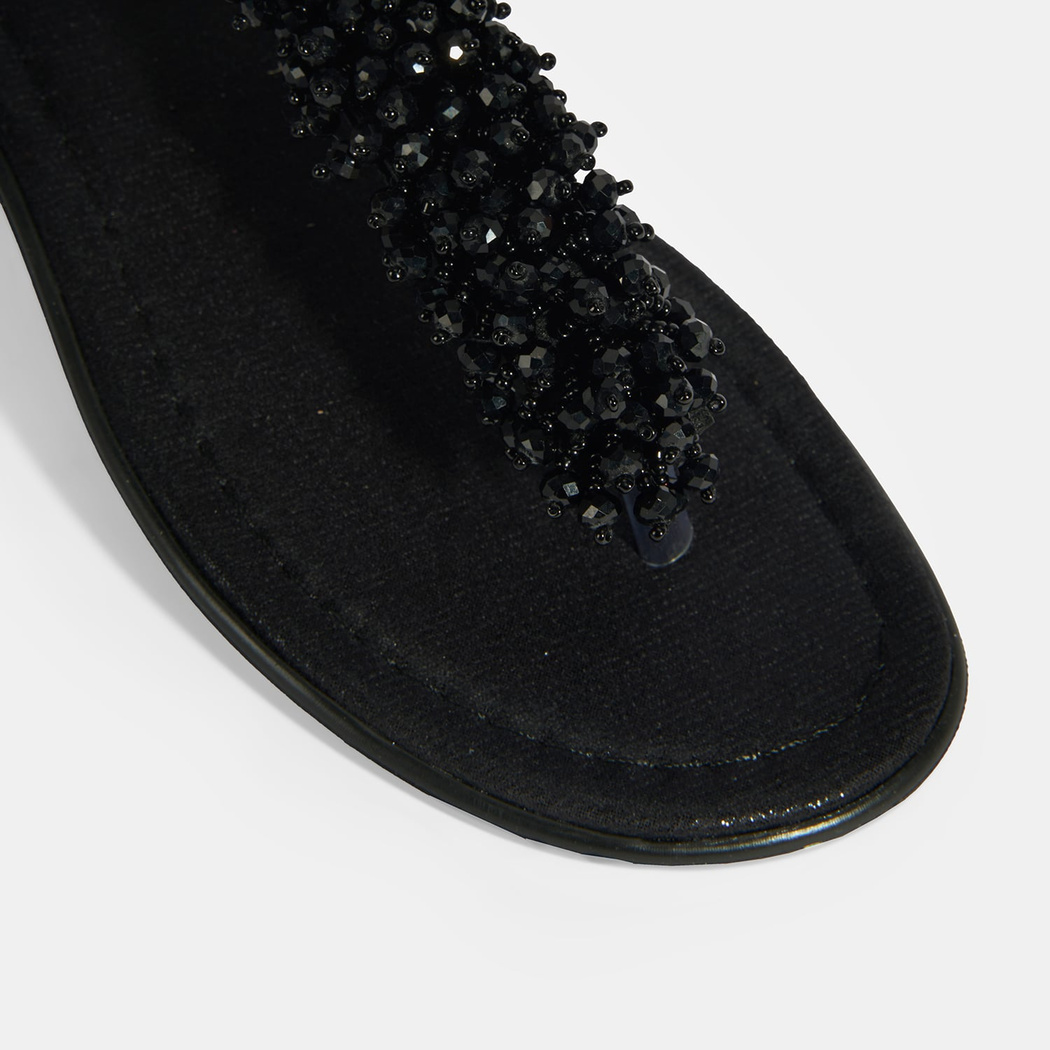 Kadın Siyah Parmak Arası Sandalet