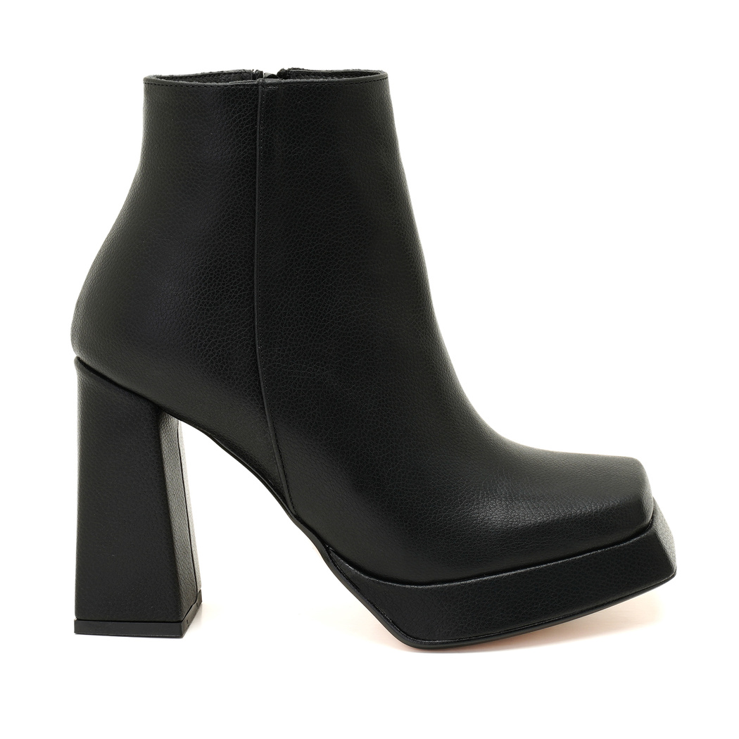 Kadın Siyah Platform Topuklu Bot