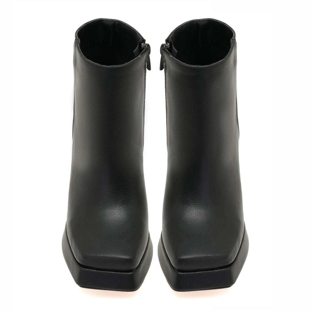 Kadın Siyah Platform Topuklu Bot