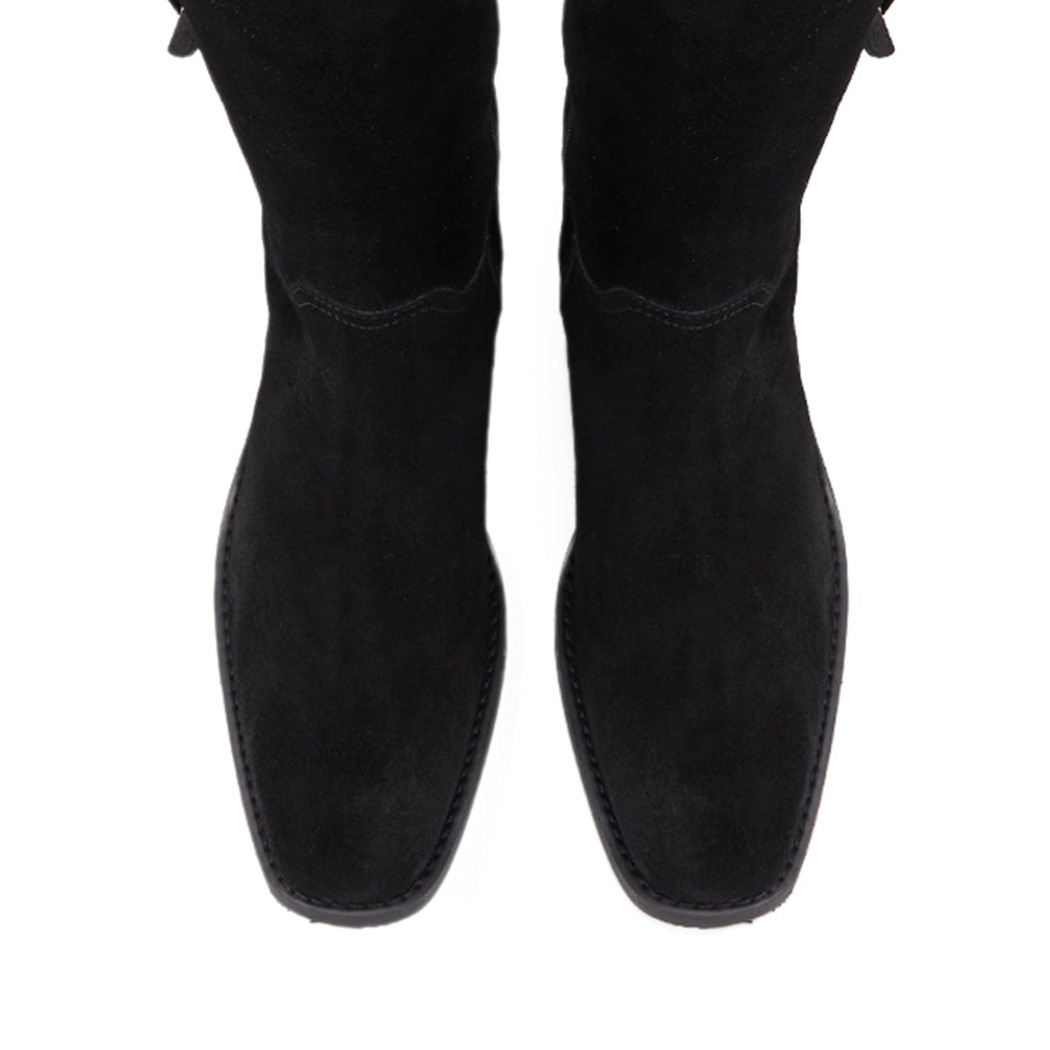 Kadın Siyah Süet Çizme
