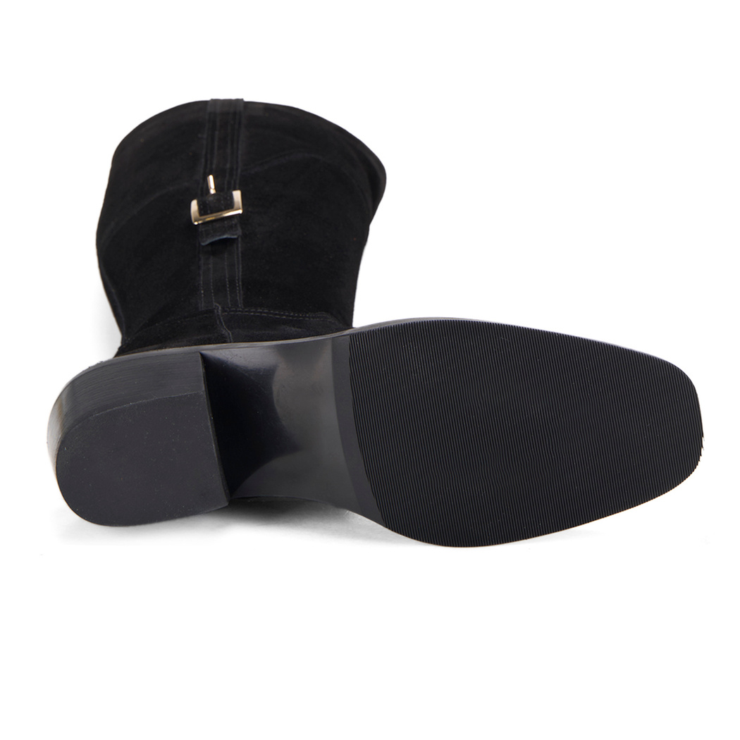 Kadın Siyah Süet Çizme