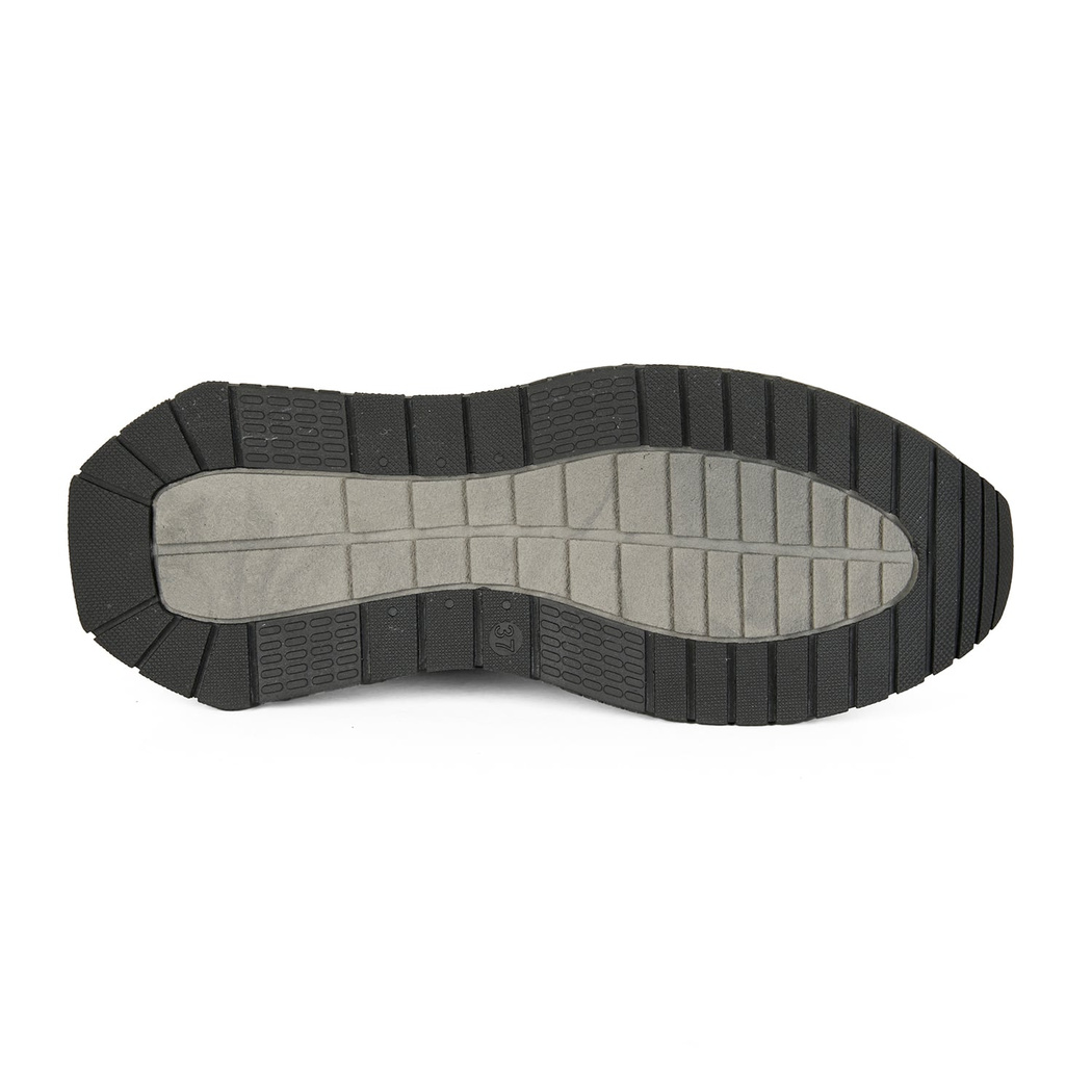 Kadın Siyah Süet Deri Spor Ayakkabı