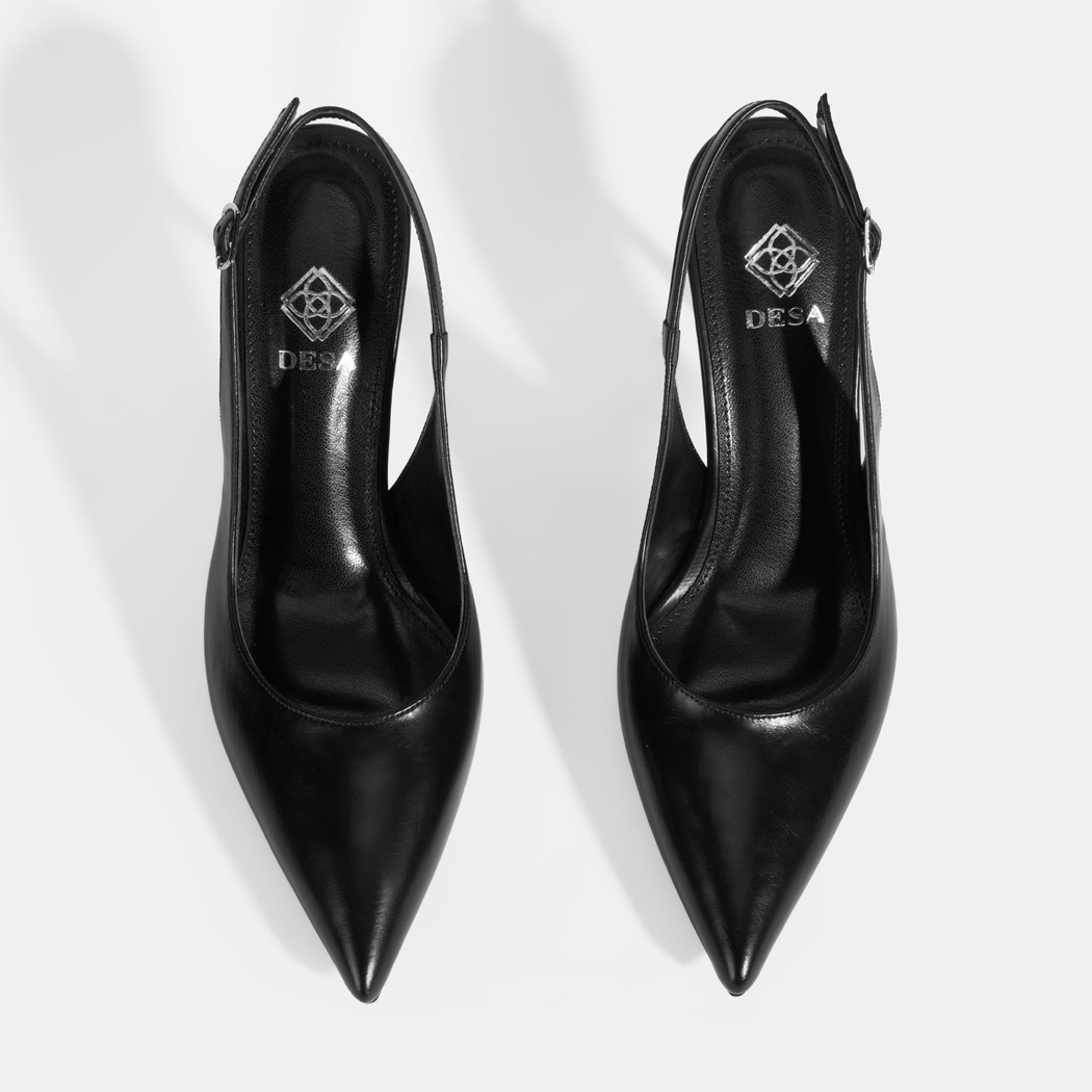 Kadın Siyah Topuklu Klasik Ayakkabı