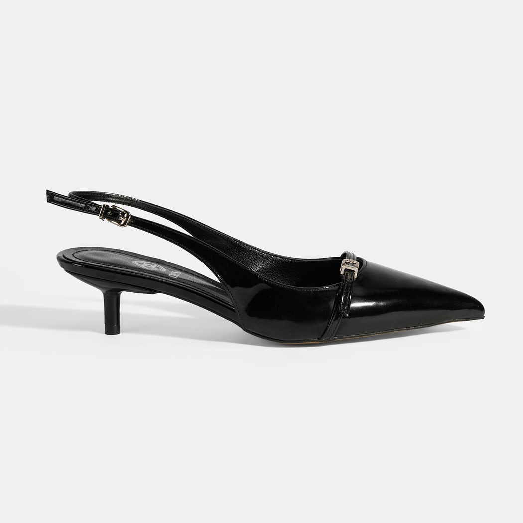 Kadın Siyah Topuklu Klasik Ayakkabı