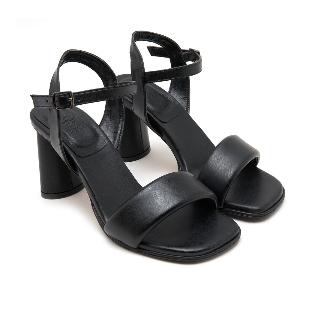Kadın Siyah Topuklu Sandalet