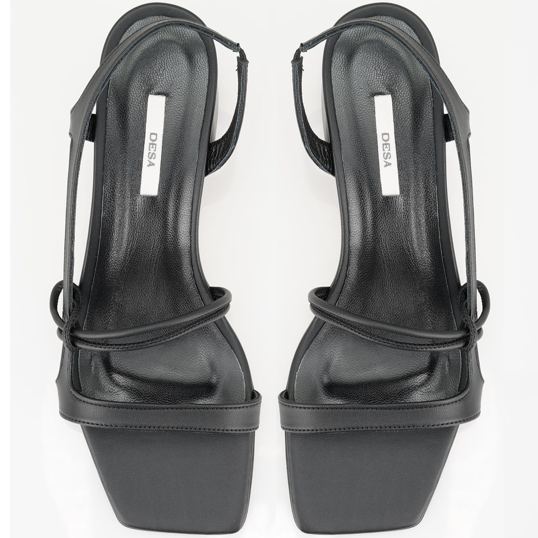 Kadın Siyah Topuklu Sandalet