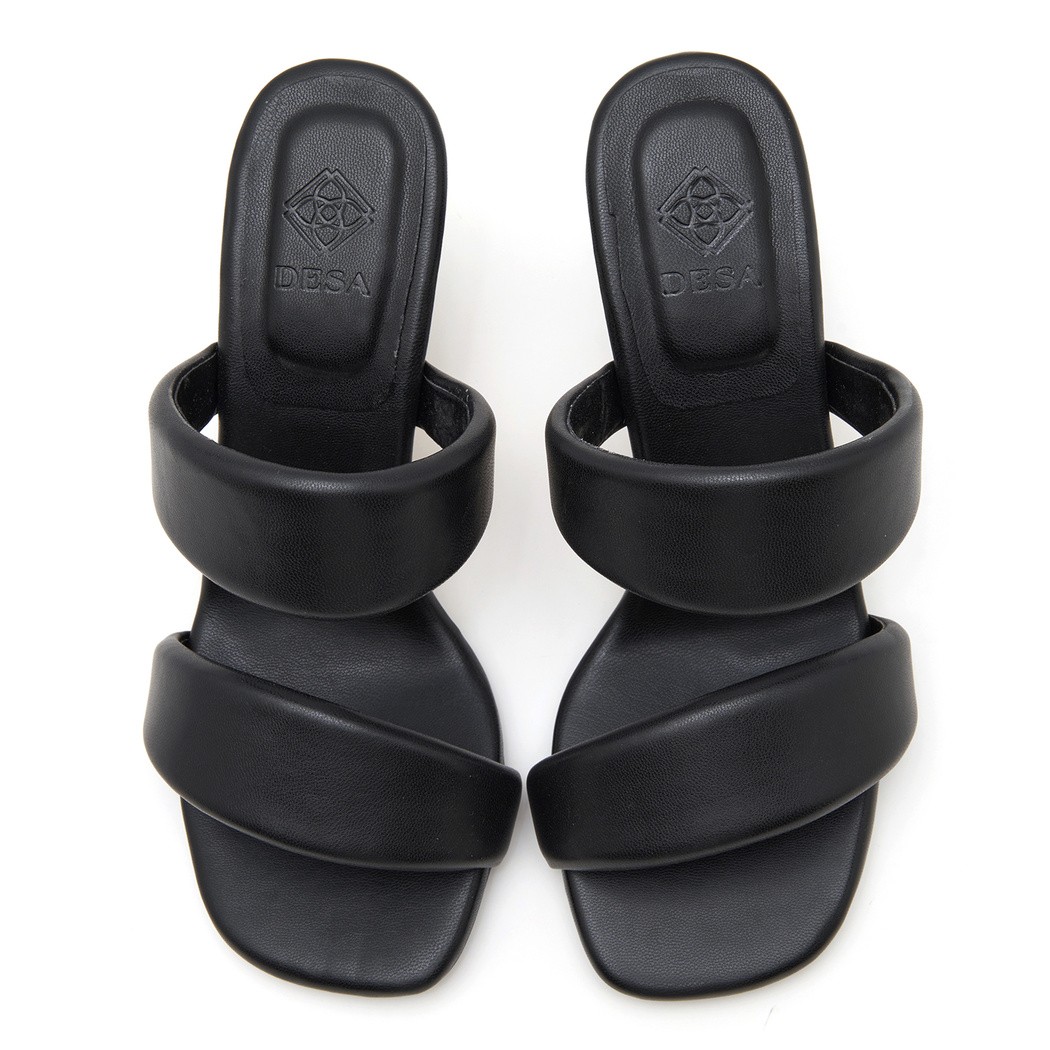 Kadın Siyah Topuklu Terlik