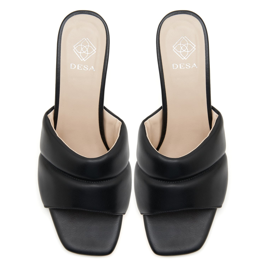 Kadın Siyah Topuklu Terlik