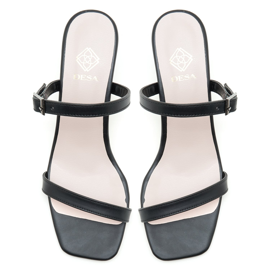 Kadın Siyah Topuklu Terlik