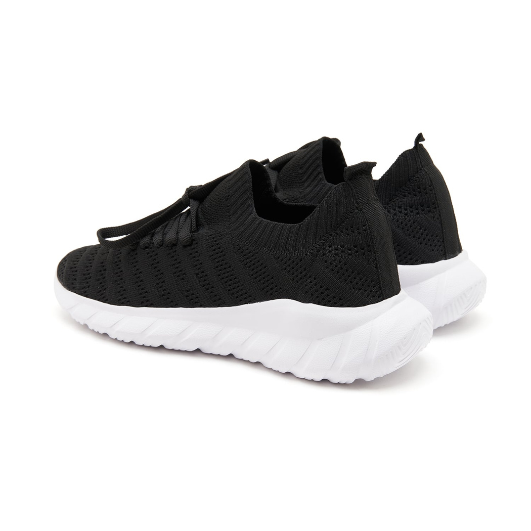 Kadın Siyah Triko Günlük Ayakkabı