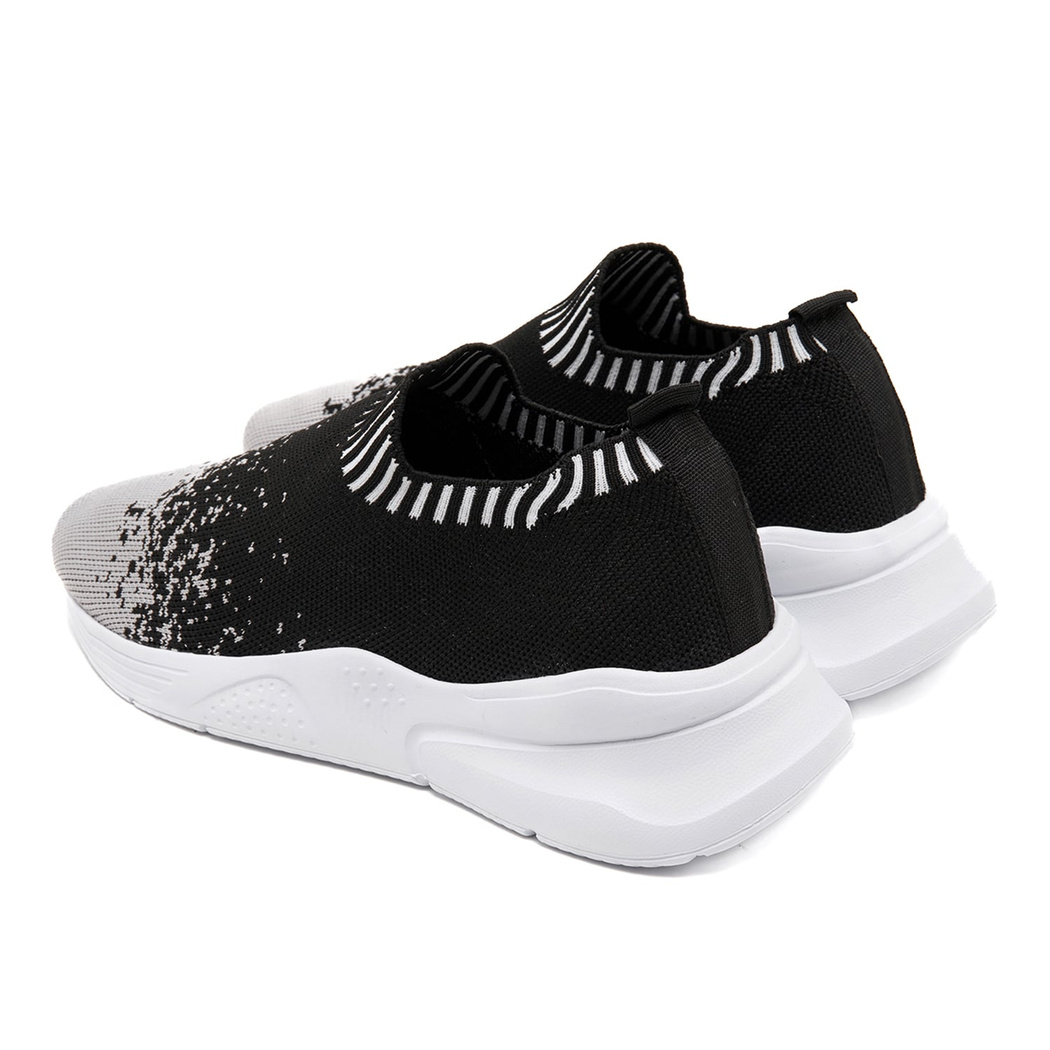 Kadın Siyah Triko Spor Ayakkabı