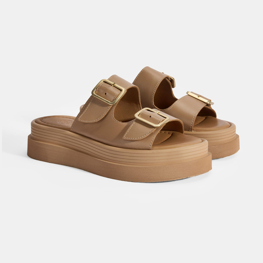 Kadın Taba Ayarlanabilir Tokalı Terlik