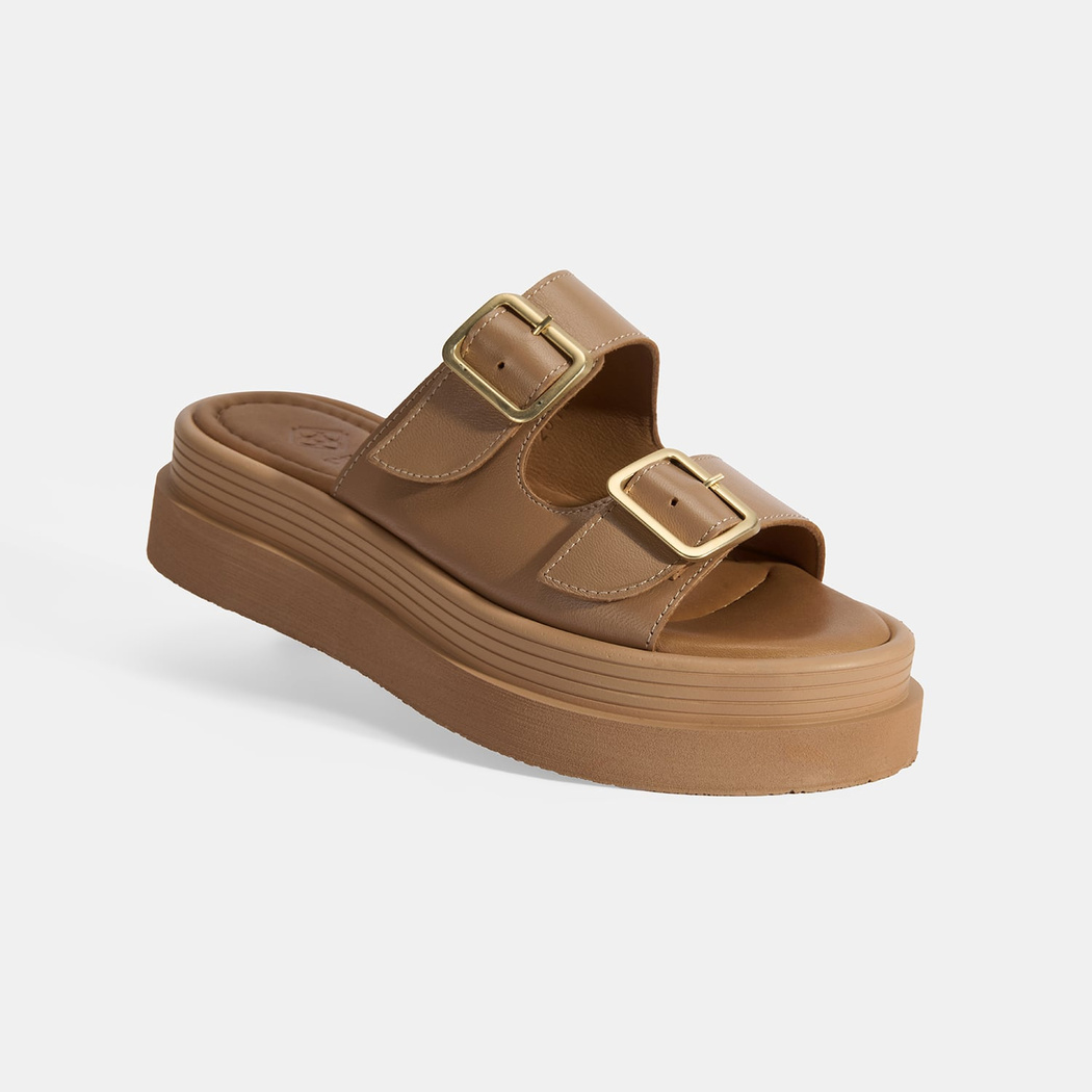 Kadın Taba Ayarlanabilir Tokalı Terlik