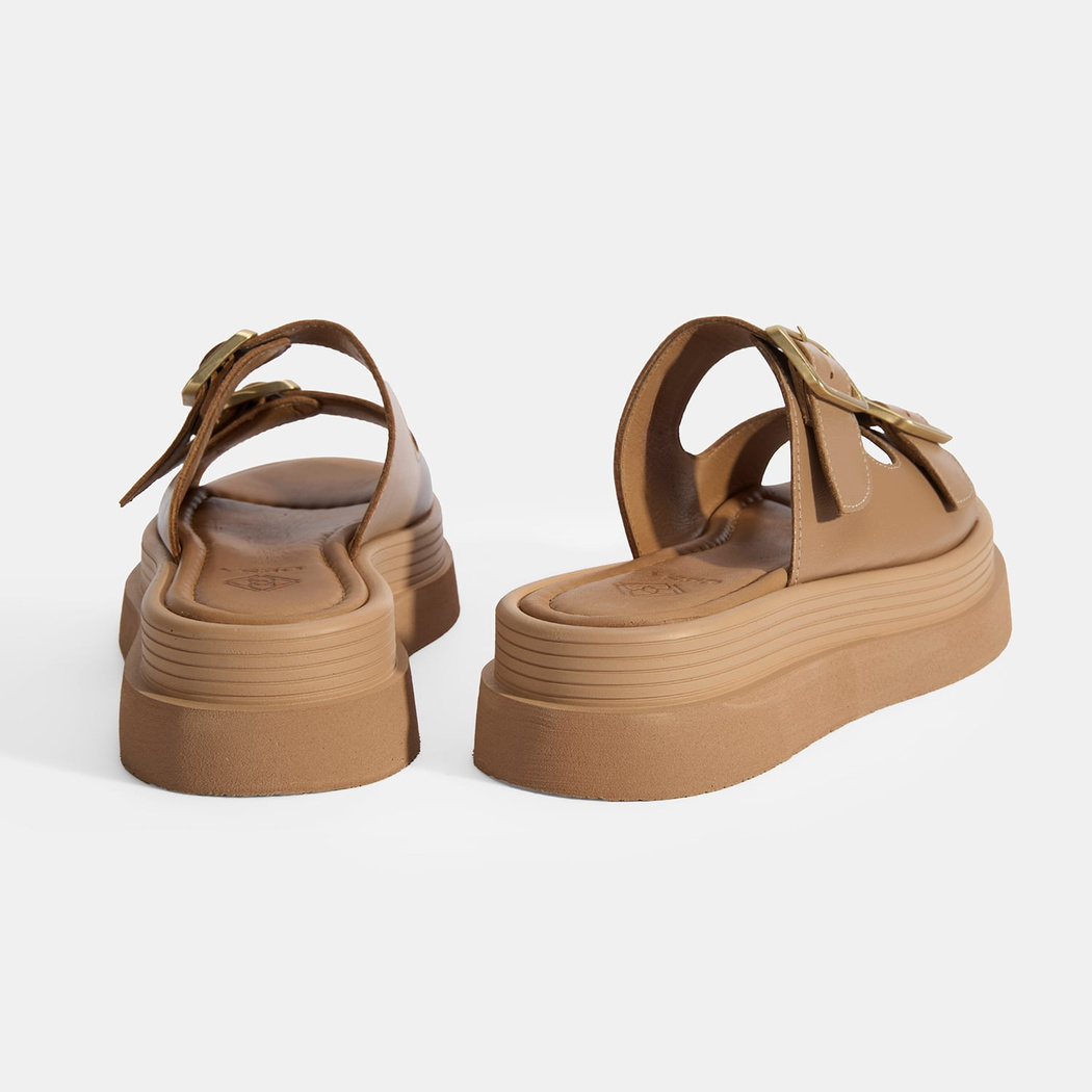 Kadın Taba Ayarlanabilir Tokalı Terlik