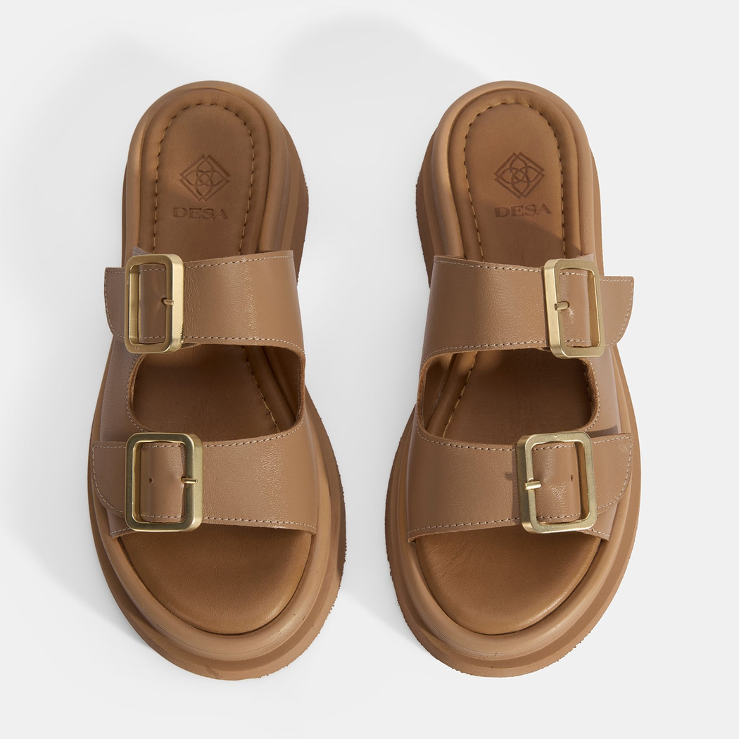 Kadın Taba Ayarlanabilir Tokalı Terlik