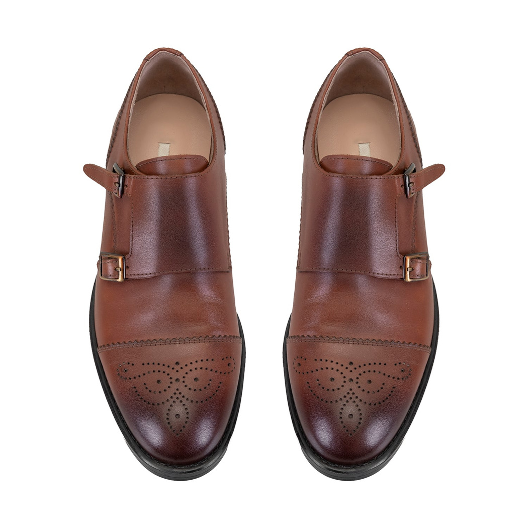 Kadın Taba Deri Klasik Ayakkabı