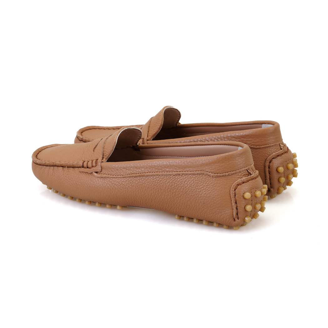 Kadın Taba Deri Loafer