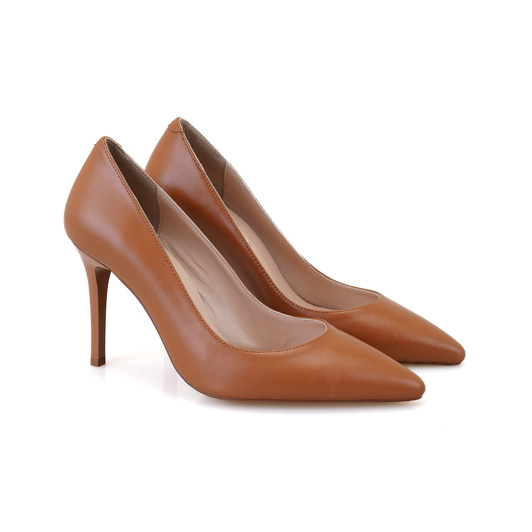 Kadın Taba Napa Deri Stiletto