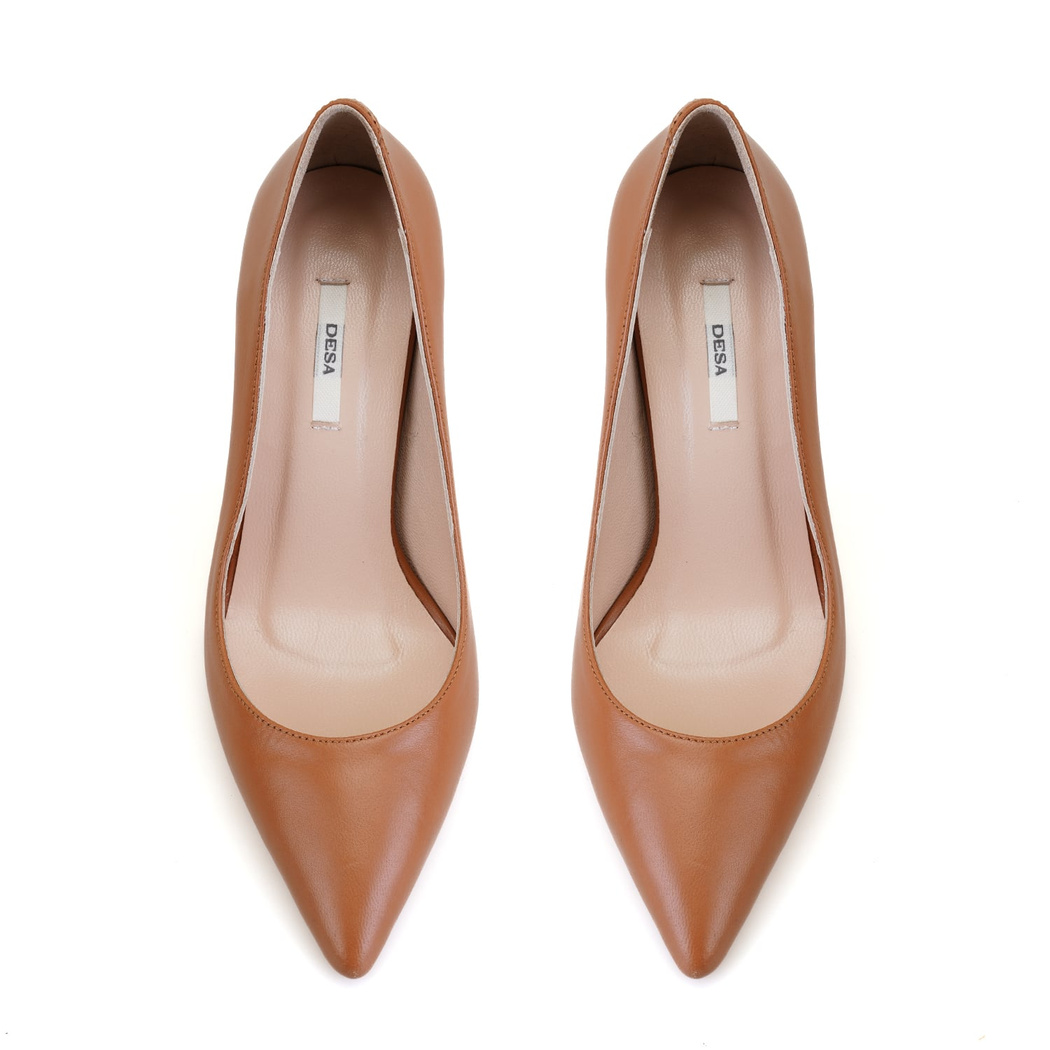 Kadın Taba Napa Deri Stiletto