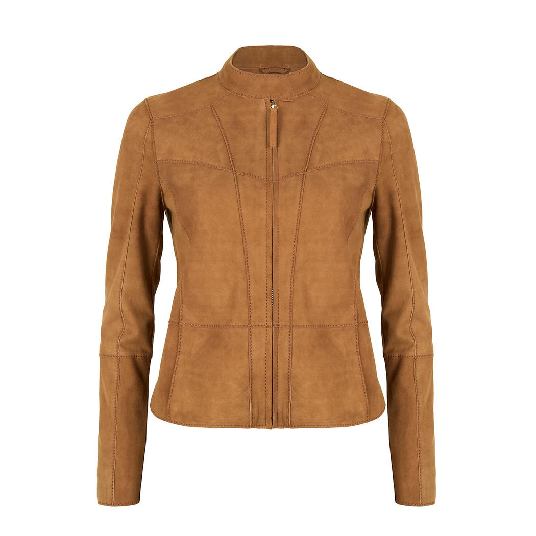 Kadın Taba Süet Ceket