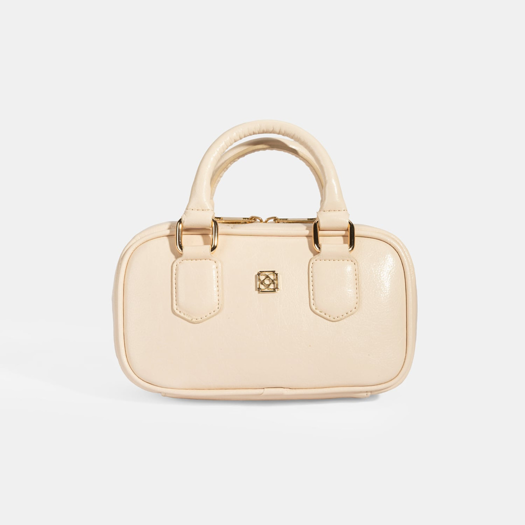 Kadın Ten Omuz Askılı Mini El Çantası