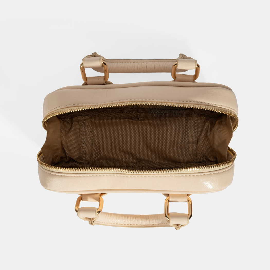 Kadın Ten Omuz Askılı Mini El Çantası