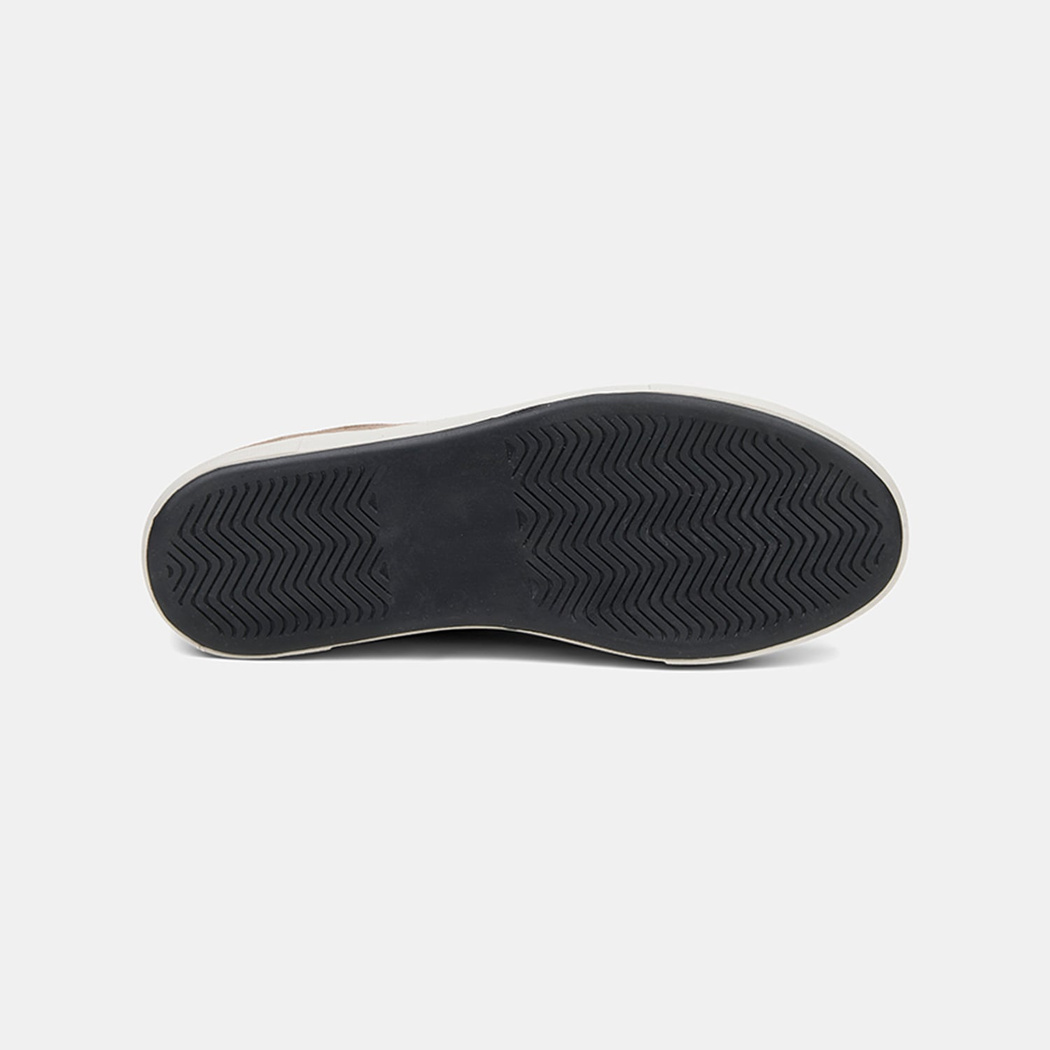 Kadın Vizon Bağcıklı Kalın Tabanlı Süet Deri Sneaker