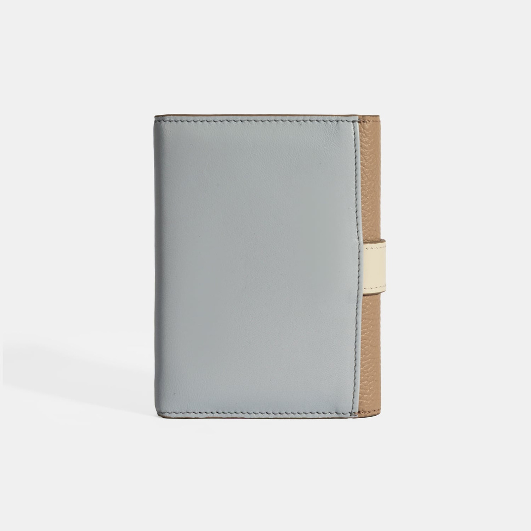 Kadın Vizon / Mavi Deri Cüzdan