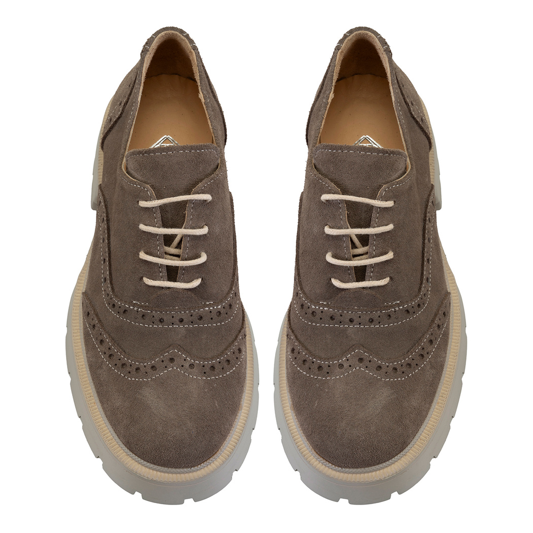 Kadın Vizon Süet Deri Günlük Ayakkabı