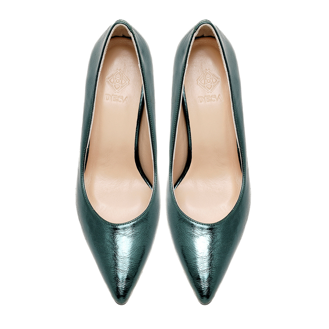 Kadın Yeşil Klasik Topuklu Ayakkabı
