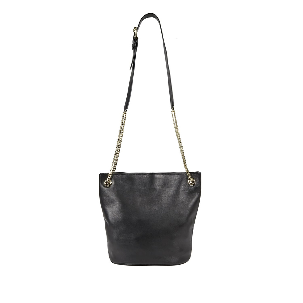 Kadın Zincir Detaylı Deri Omuz Çantası