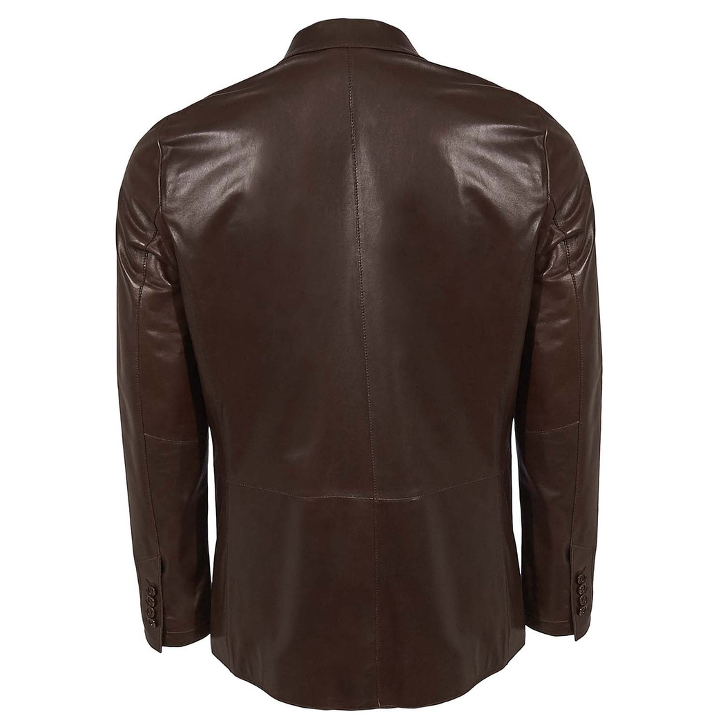 Kahve Anatole Erkek Deri Ceket