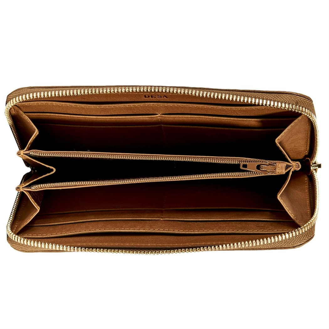 Kahve Bibiana Kadın Deri Cüzdan