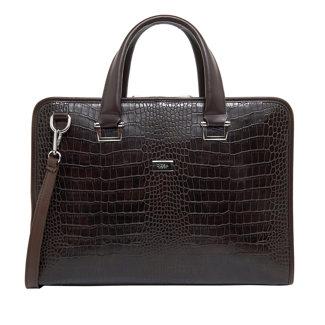 Kahve Camellia Kadın Evrak Çantası