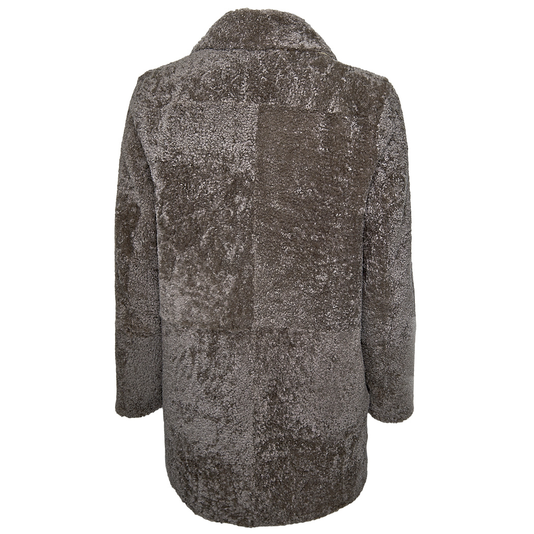 Kahve Clara Kadın Kürk Kaban