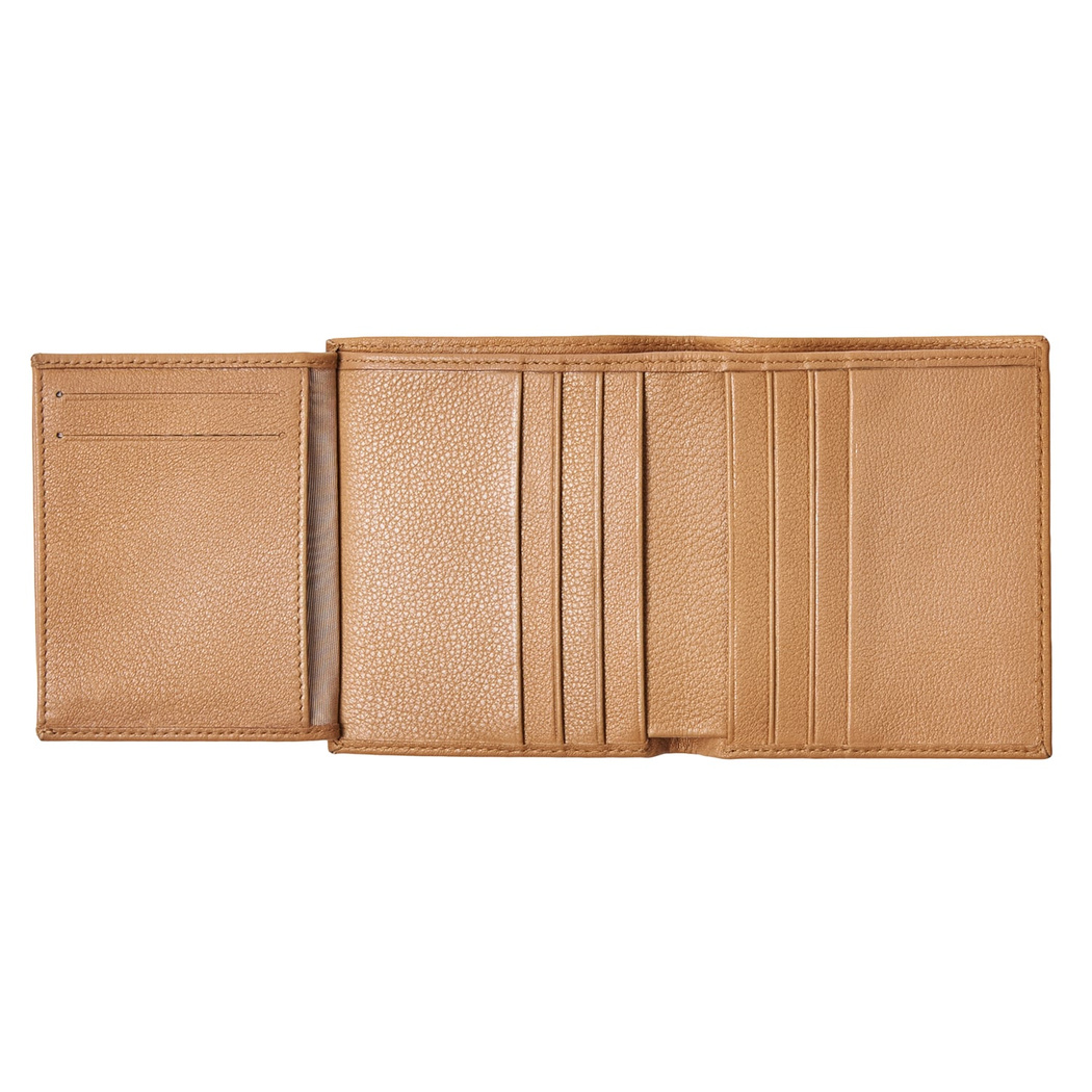 Kahve D Logolu Kadın Deri Cüzdan