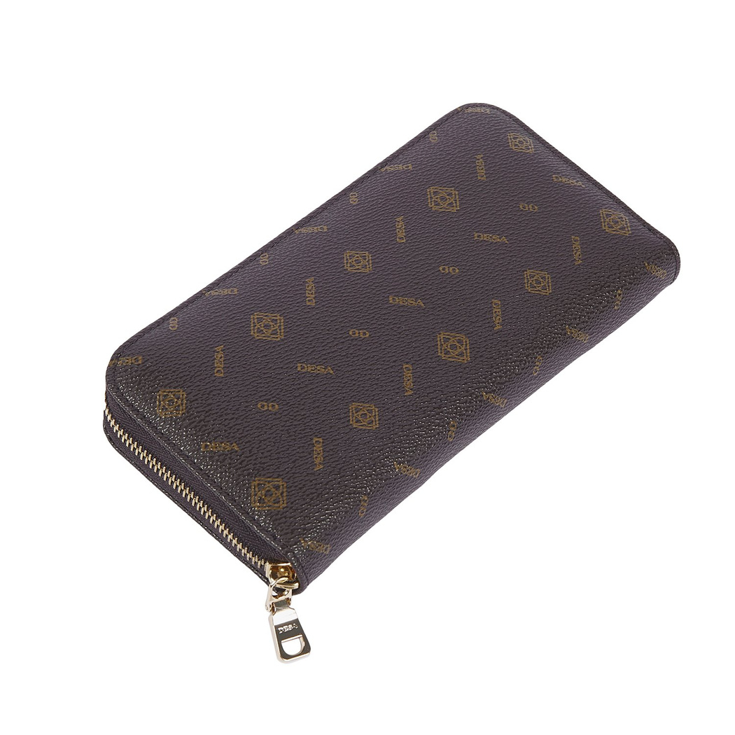 Kahve Damian Monogram Kadın Cüzdan