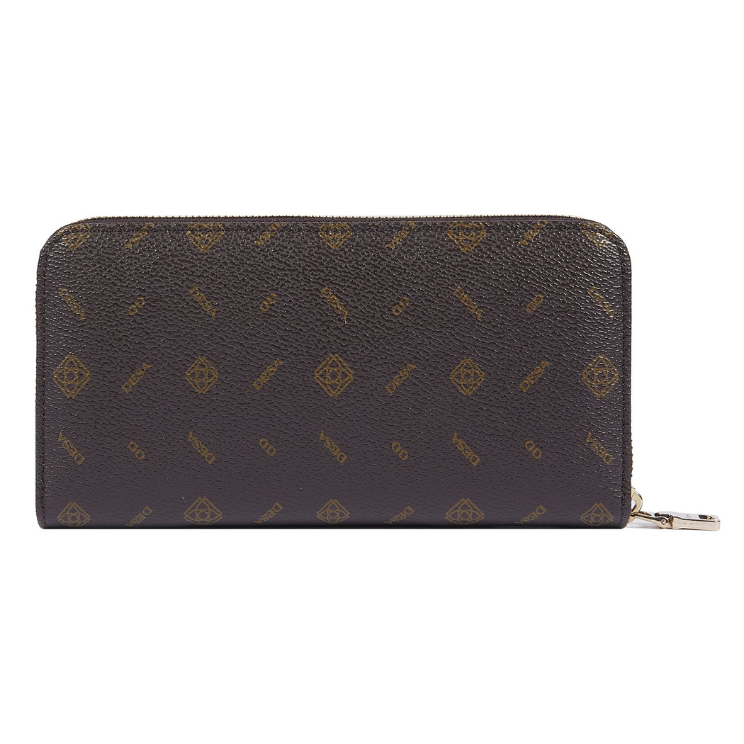 Kahve Damian Monogram Kadın Cüzdan