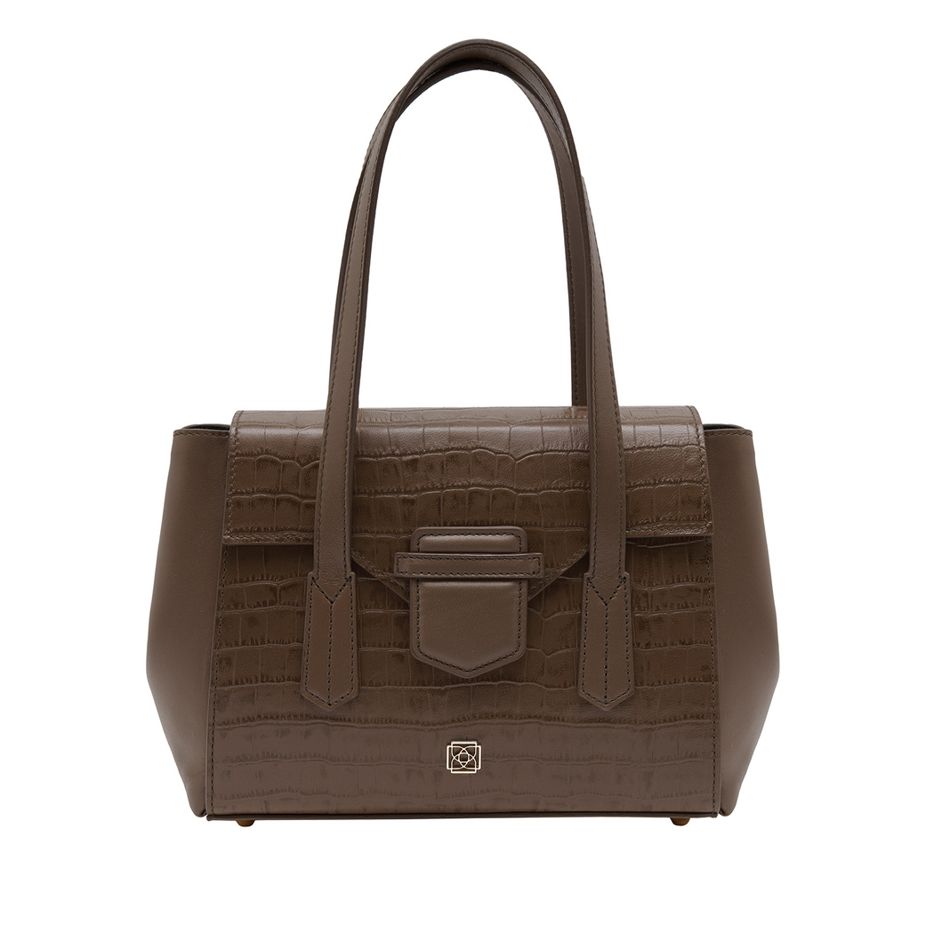 Kahve Dieb Kadın Deri El Çantası