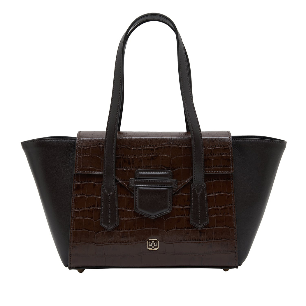 Kahve Dieb Kadın Deri El Çantası