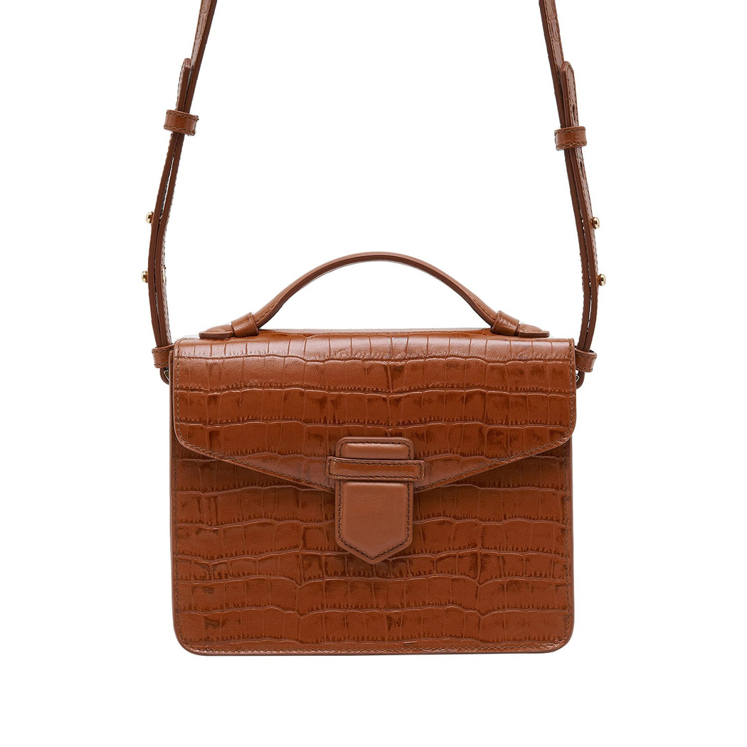 Kahve Diode Kadın Deri Omuz Askılı Çanta